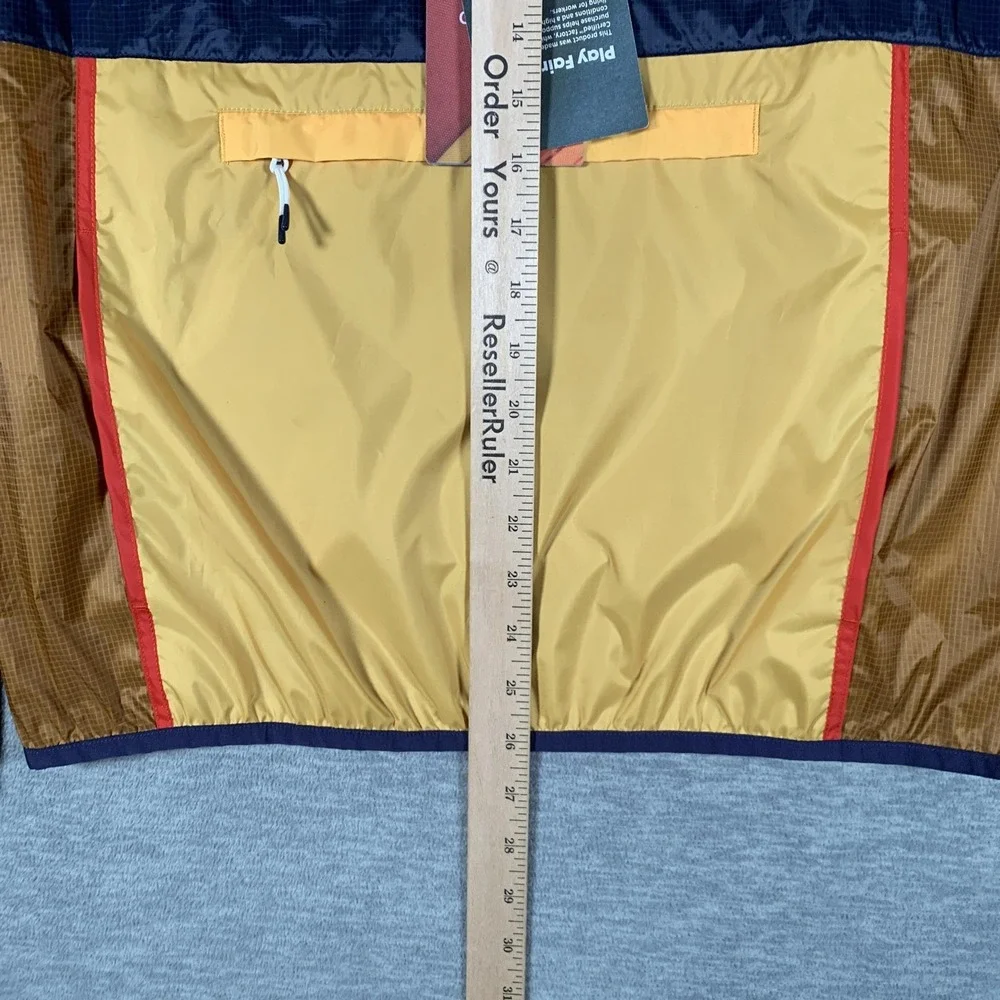 Cotopaxi Jacket Mens Small Multicolor Teca Half Zip Windbreaker Hooded Packable‎
